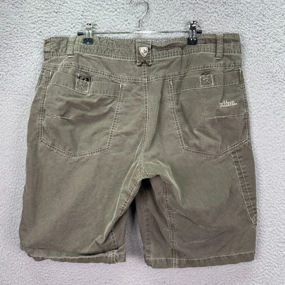 Kuhl Shorts Mens 36‎ Green Utility Military Skater Grunge Outdoor Hiking Camp